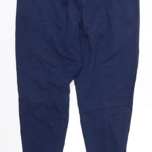 adidas Mens Blue   Jogger Trousers Size XL L27 in