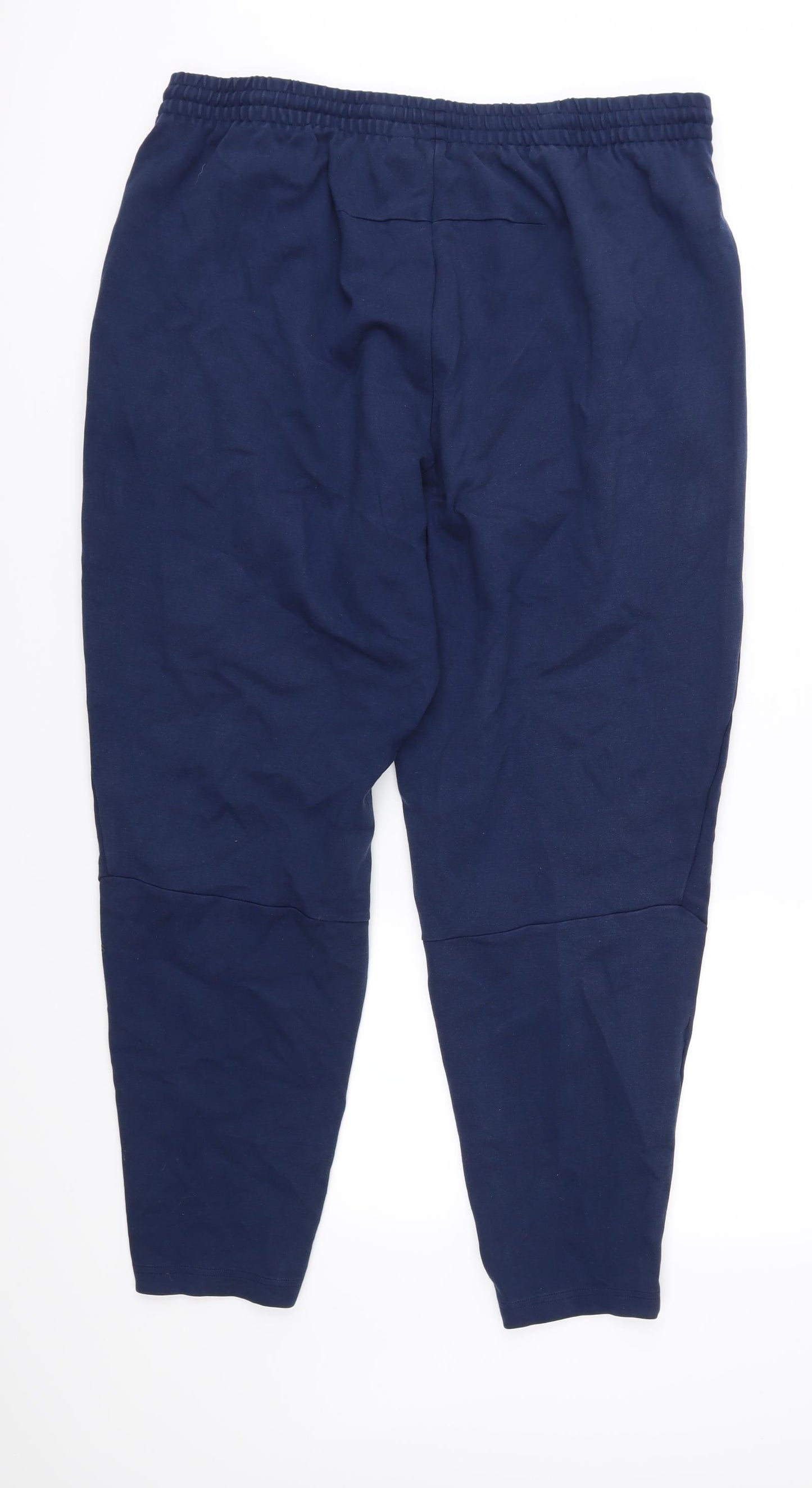 adidas Mens Blue   Jogger Trousers Size XL L27 in