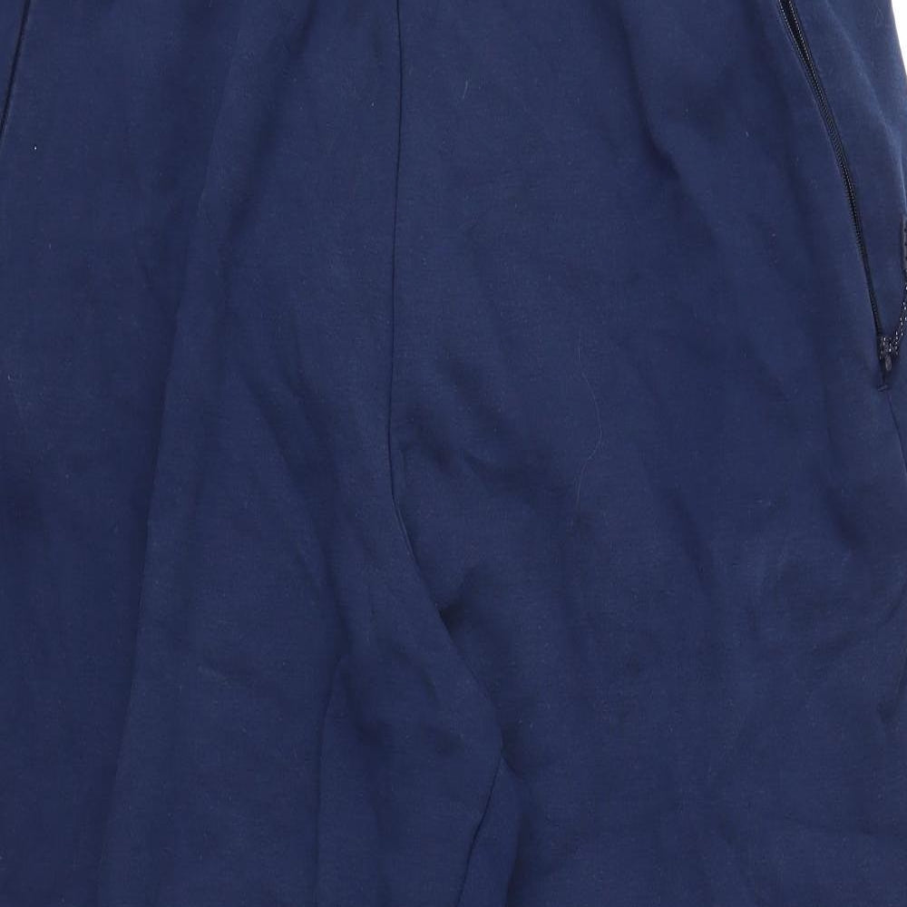 adidas Mens Blue   Jogger Trousers Size XL L27 in