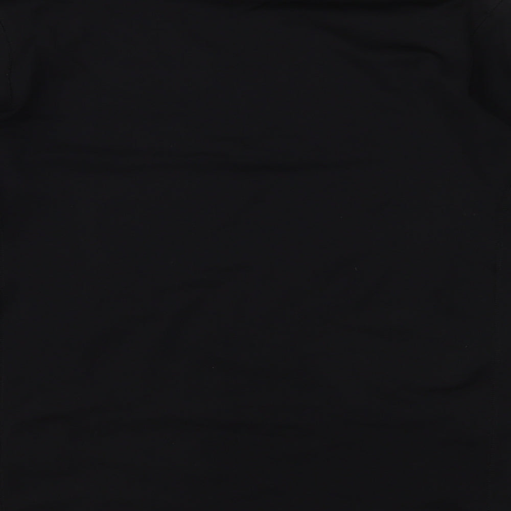 David Luke Womens Black   Basic T-Shirt Size S