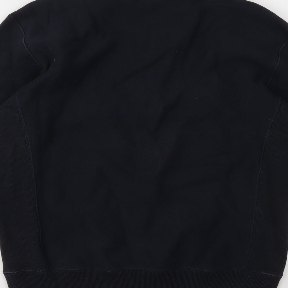 Champion Womens Blue  Jersey Full Zip Sweatshirt Size S