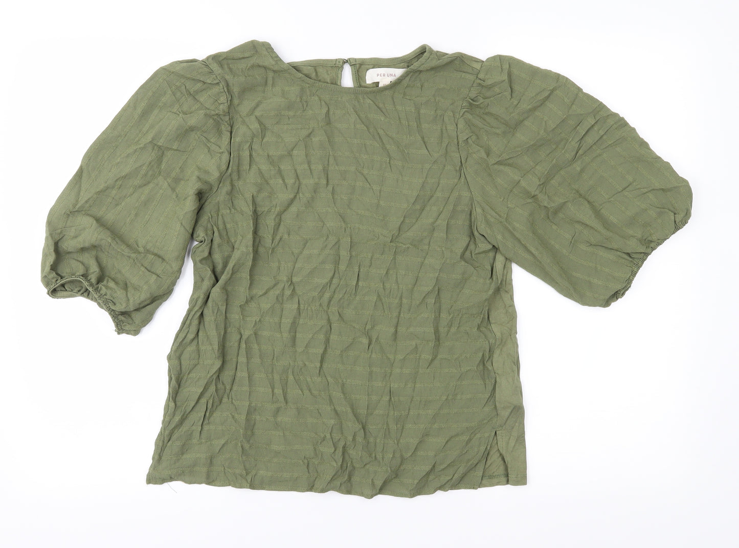 Marks and Spencer Womens Green   Basic Blouse Size 10