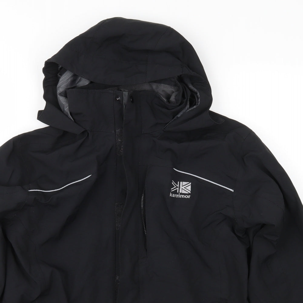 Karrimor Boys Black   Anorak Jacket Size 11-12 Years