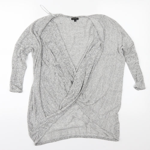 River Island Womens Grey  Knit Pullover Jumper Size 6