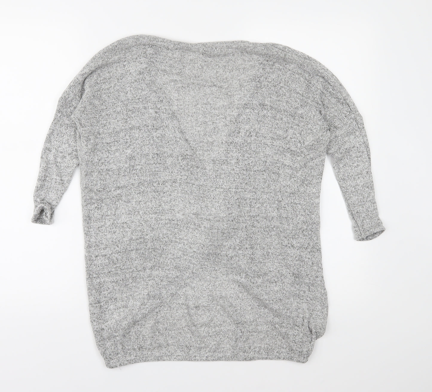 River Island Womens Grey  Knit Pullover Jumper Size 6