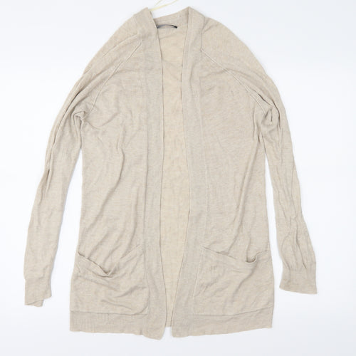 George Womens Beige  Knit Cardigan Jumper Size 10