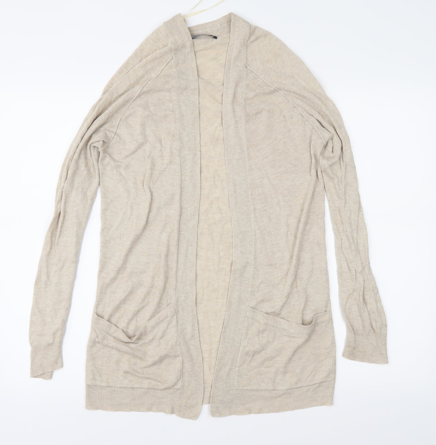 George Womens Beige  Knit Cardigan Jumper Size 10