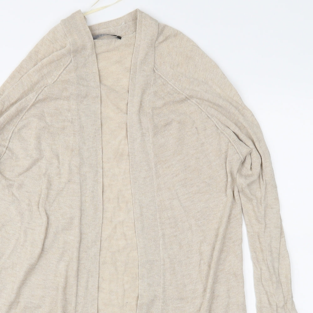 George Womens Beige  Knit Cardigan Jumper Size 10