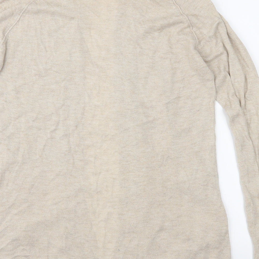 George Womens Beige  Knit Cardigan Jumper Size 10