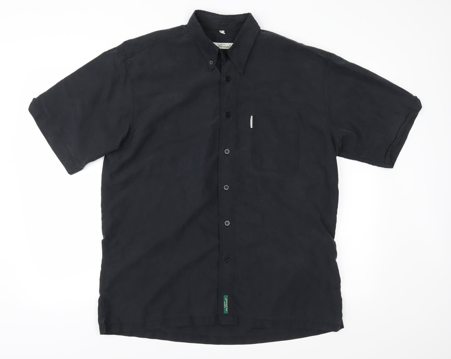 Ben Sherman Mens Black    Button-Up Size L