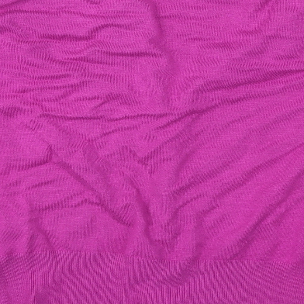 Marks and Spencer Womens Pink  Knit Cardigan Jumper Size 8