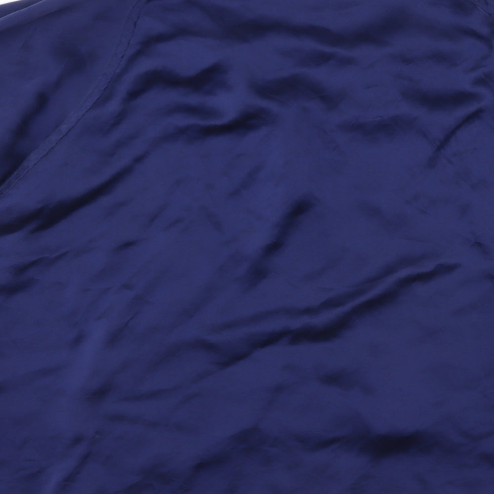 Animale Womens Blue   Basic Blouse Size 10