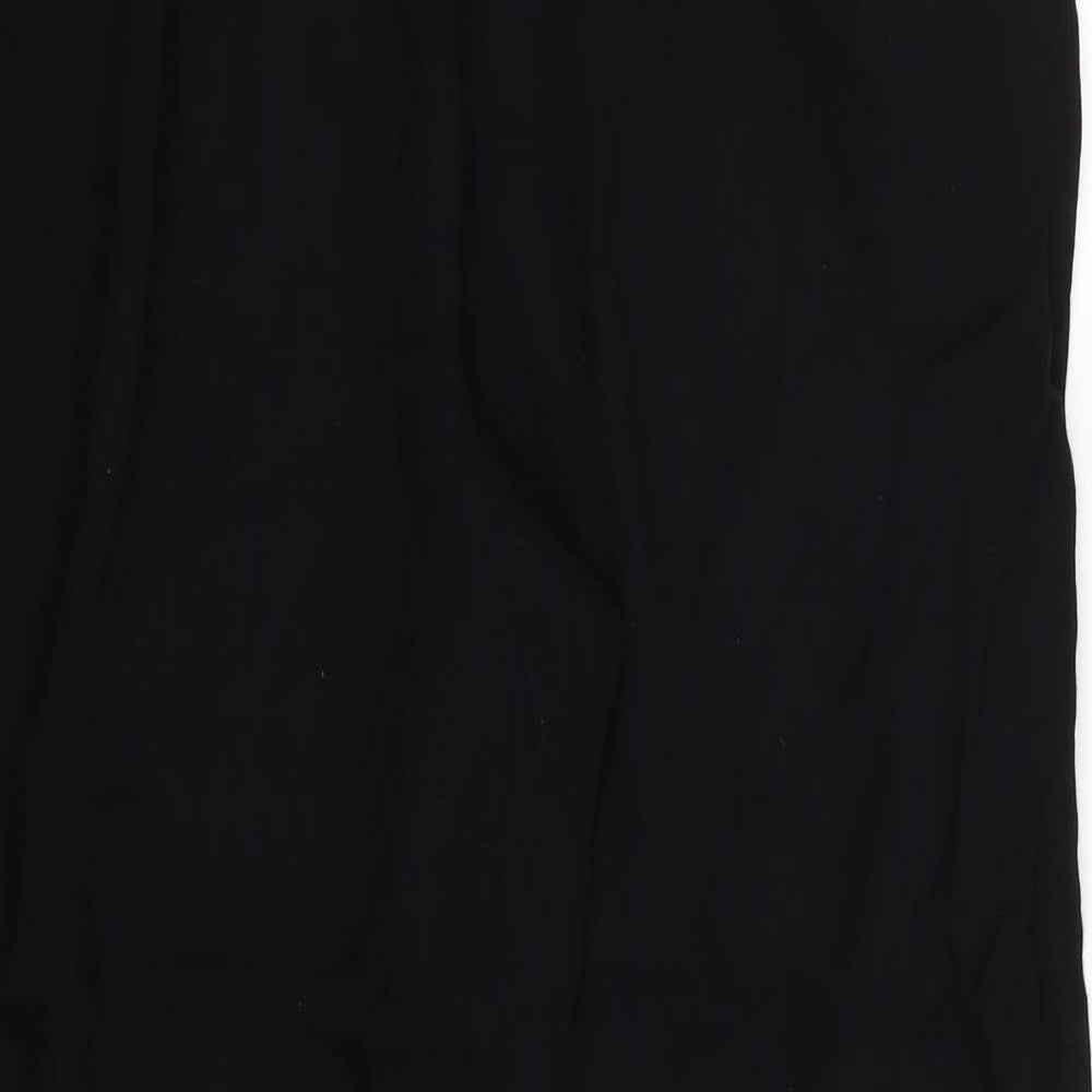 Bonmarché Womens Black   Cropped Trousers Size 18 L25 in
