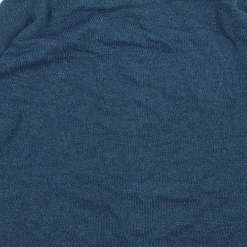 EWM Mens Blue  Knit Pullover Jumper Size M