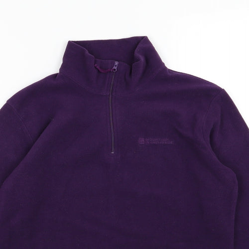 Mountain Warehouse Womens Purple  Fleece Jacket  Size 12