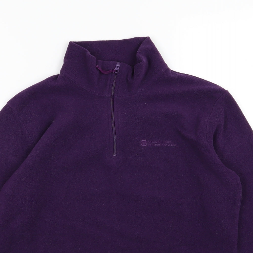 Mountain Warehouse Womens Purple  Fleece Jacket  Size 12