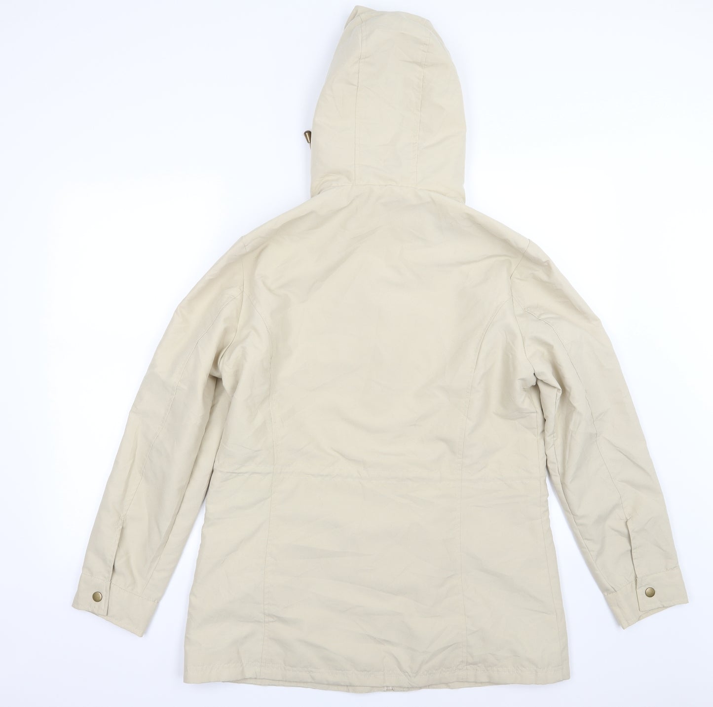 Preworn Womens Beige   Overcoat Coat Size M