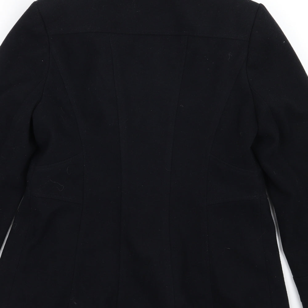 George Womens Black   Overcoat Coat Size 10