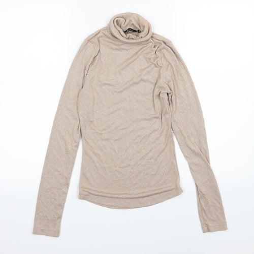 New Look Womens Beige  Knit Pullover Jumper Size 10