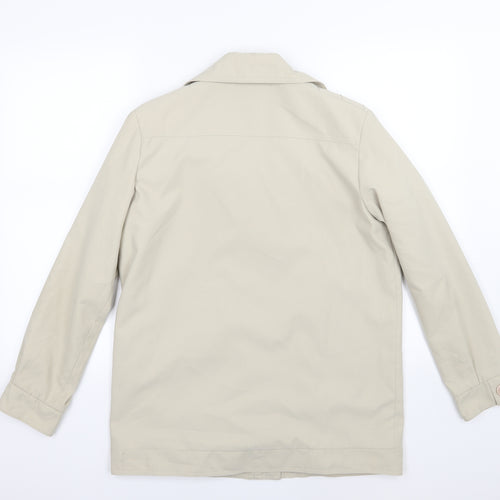 Finesse Womens Beige   Overcoat Coat Size 10