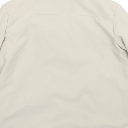 Finesse Womens Beige   Overcoat Coat Size 10
