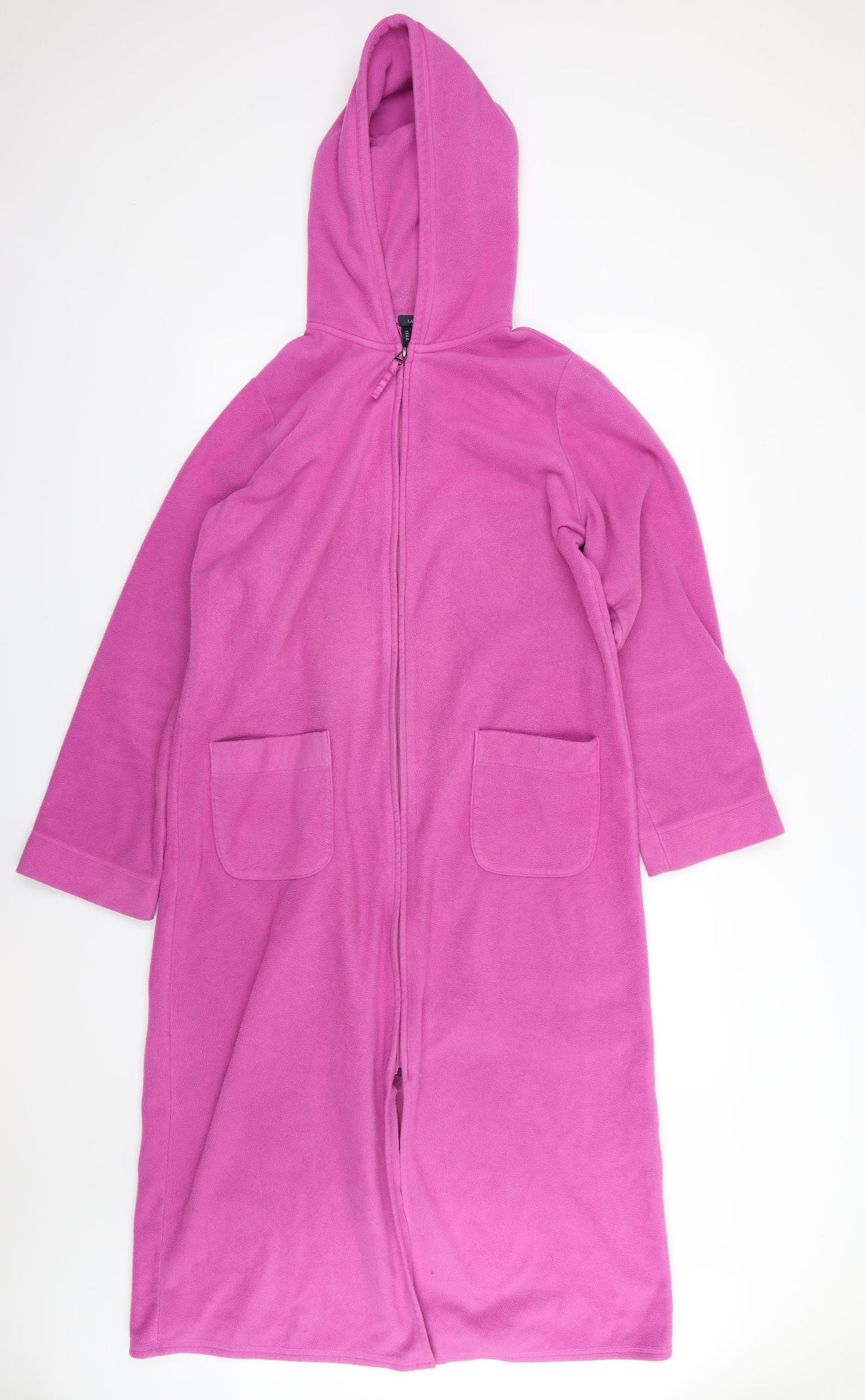 Land's End Womens Pink  Fleece  Gown Size S