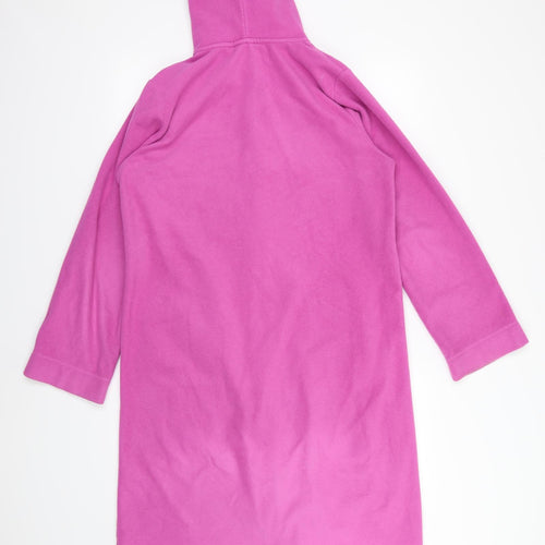 Land's End Womens Pink  Fleece  Gown Size S