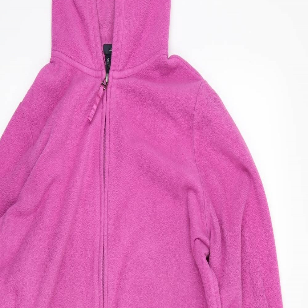 Land's End Womens Pink  Fleece  Gown Size S