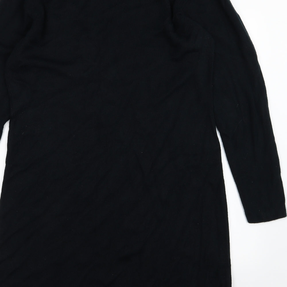 AMARANTO Womens Black  Knit Cardigan Jumper Size 16