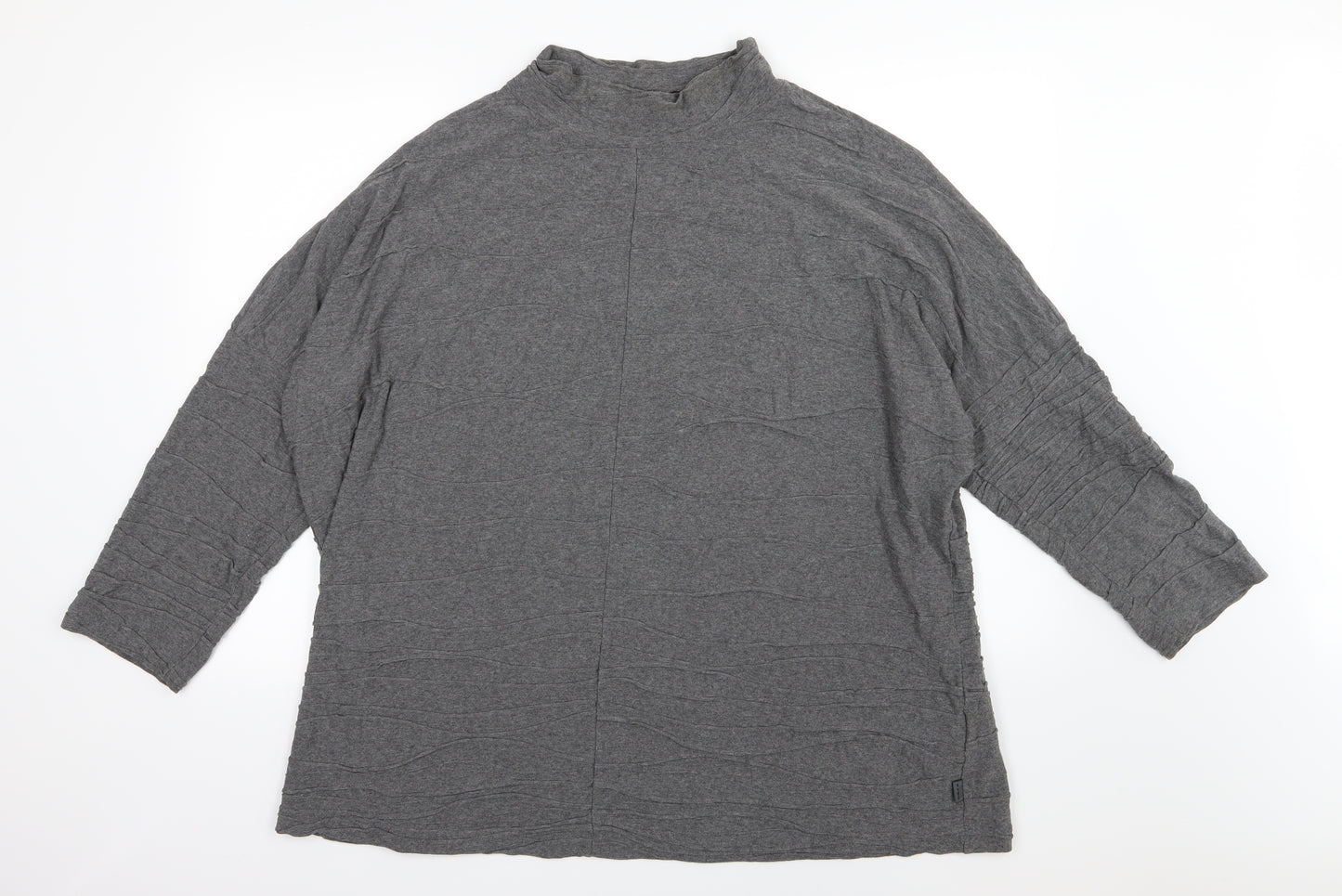 OSKA Womens Grey  Jersey Basic T-Shirt Size L  - Oversized