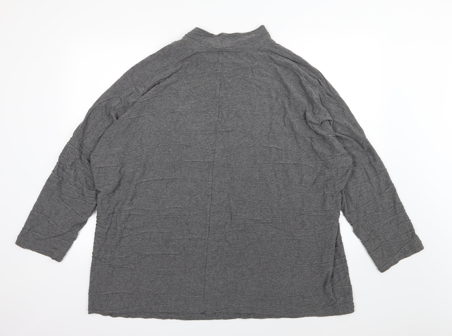 OSKA Womens Grey  Jersey Basic T-Shirt Size L  - Oversized