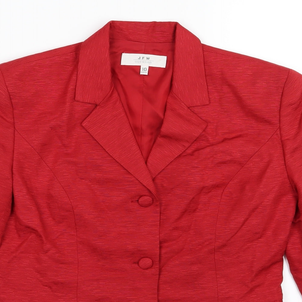 JFW Womens Red   Jacket  Size 10