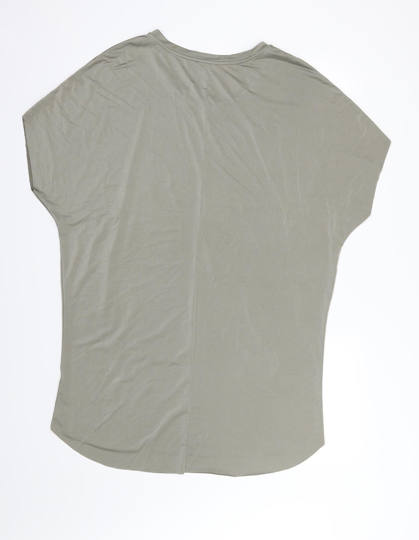 Zara Womens Green   Basic T-Shirt Size L  - Long line