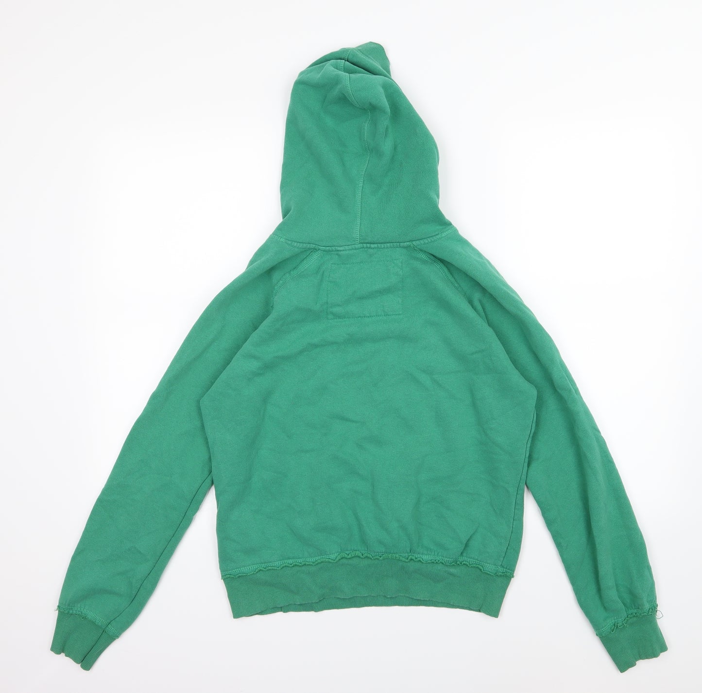 New Look Womens Green  Jersey Pullover Hoodie Size 12