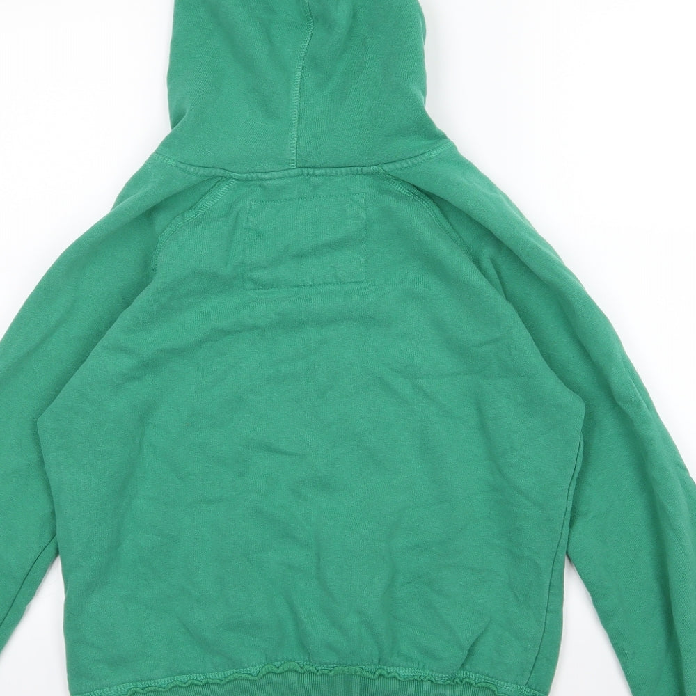 New Look Womens Green  Jersey Pullover Hoodie Size 12