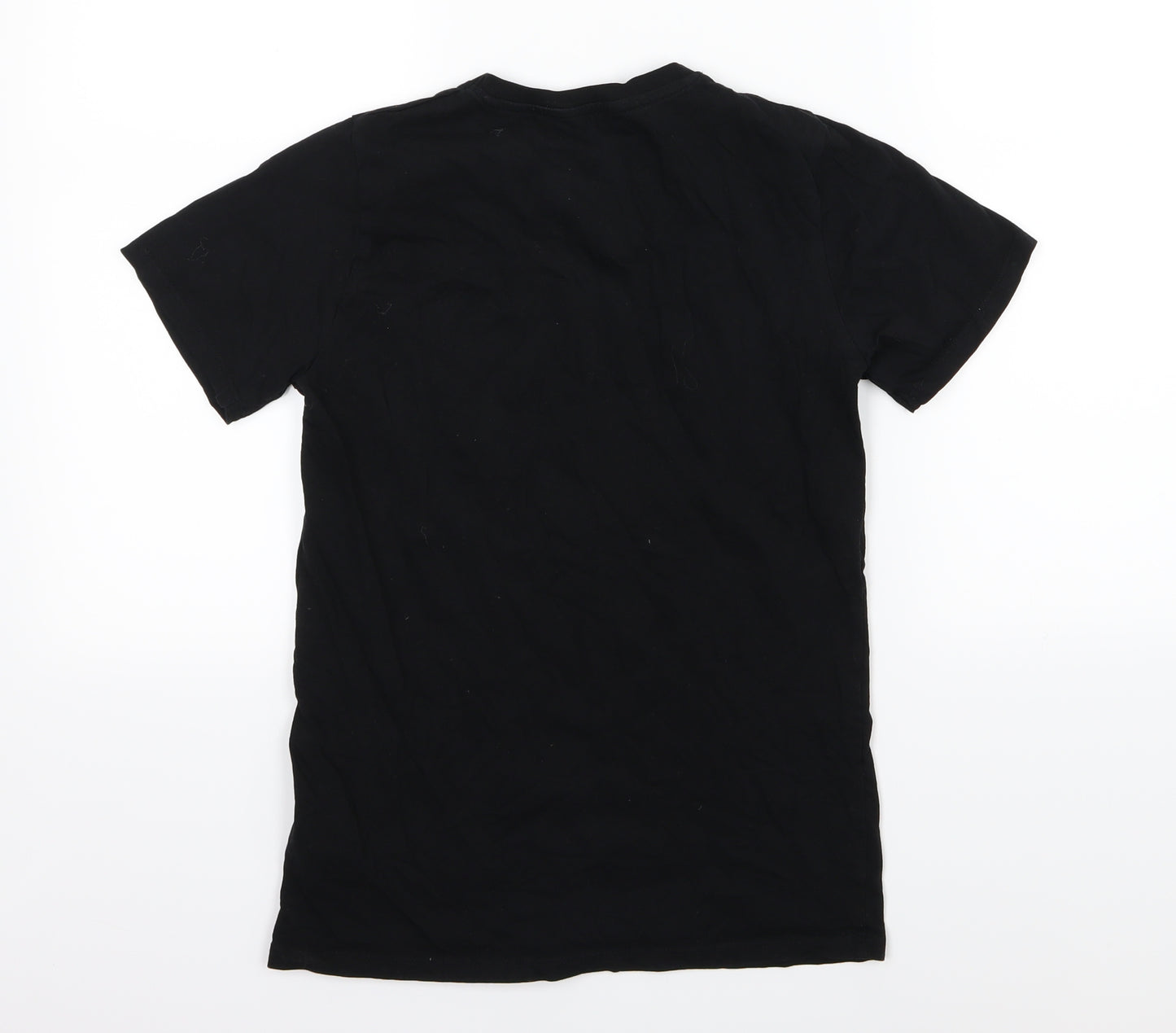 New Look Womens Black  Jersey Basic T-Shirt Size 6  - Nothing To Wear Slogan
