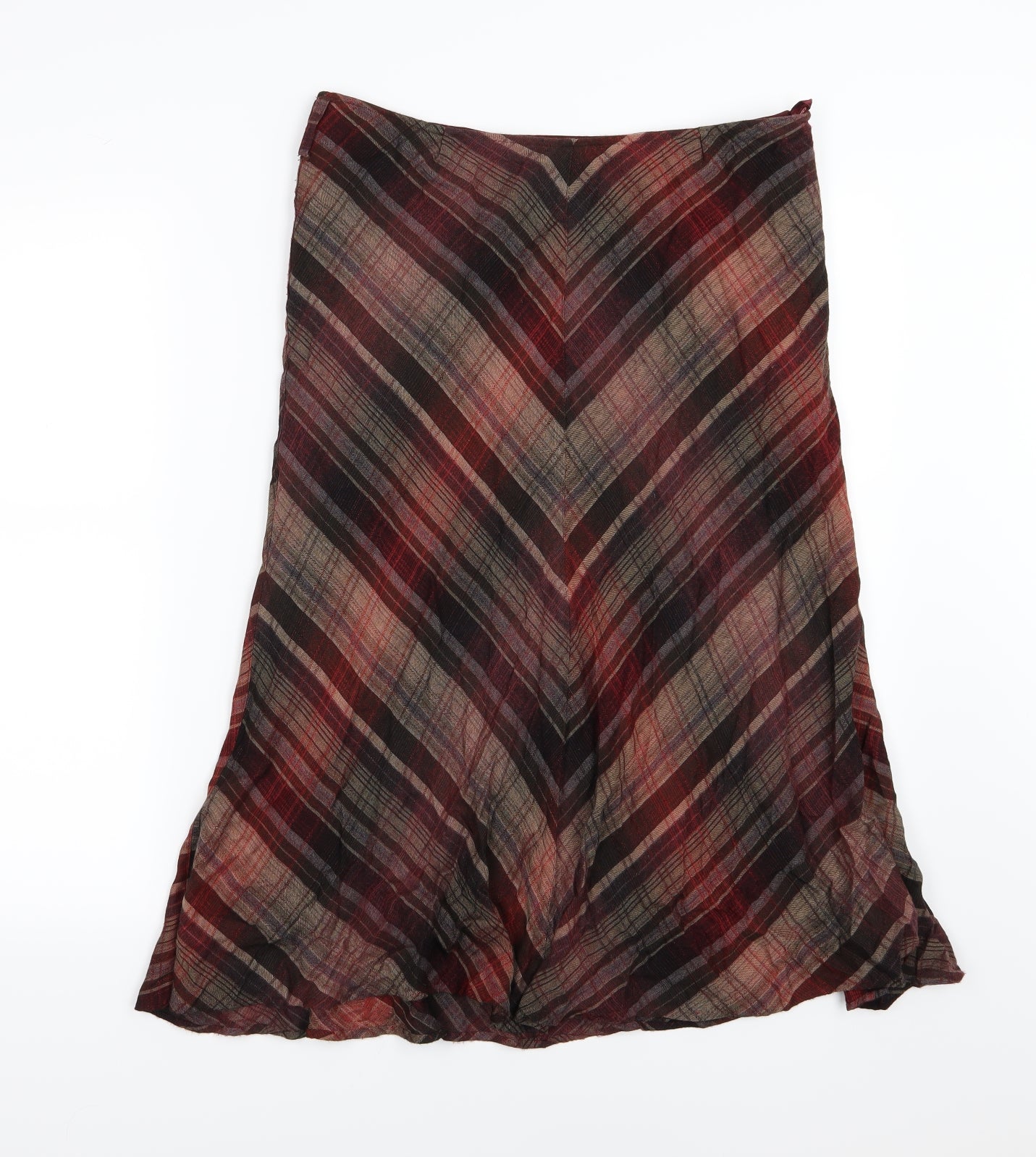 Per Una Womens Multicoloured Striped  A-Line Skirt Size 14