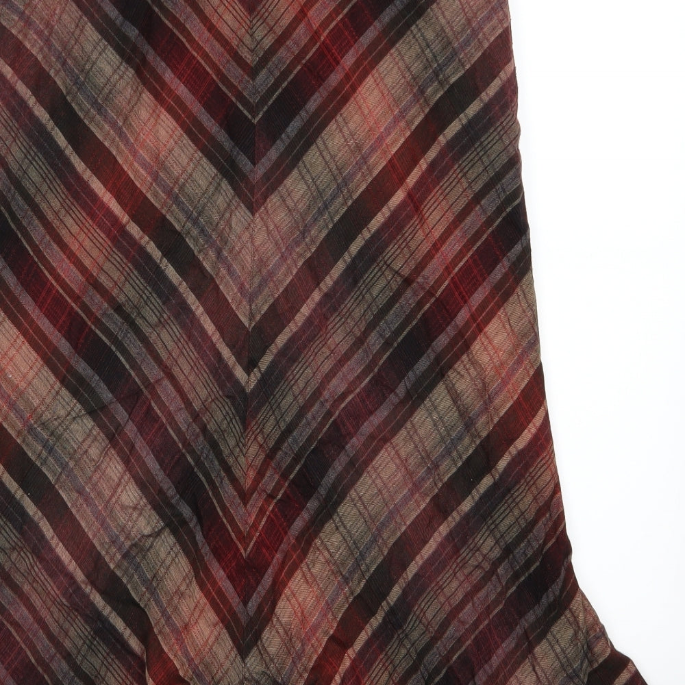 Per Una Womens Multicoloured Striped  A-Line Skirt Size 14