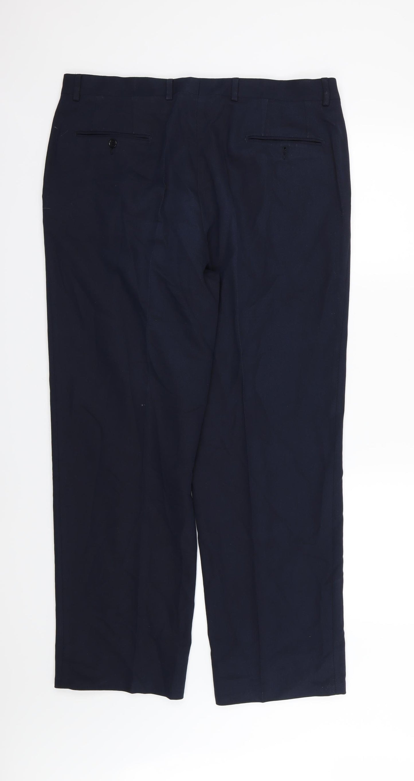 Preworn Mens Blue  Rayon Trousers  Size 44 L30 in