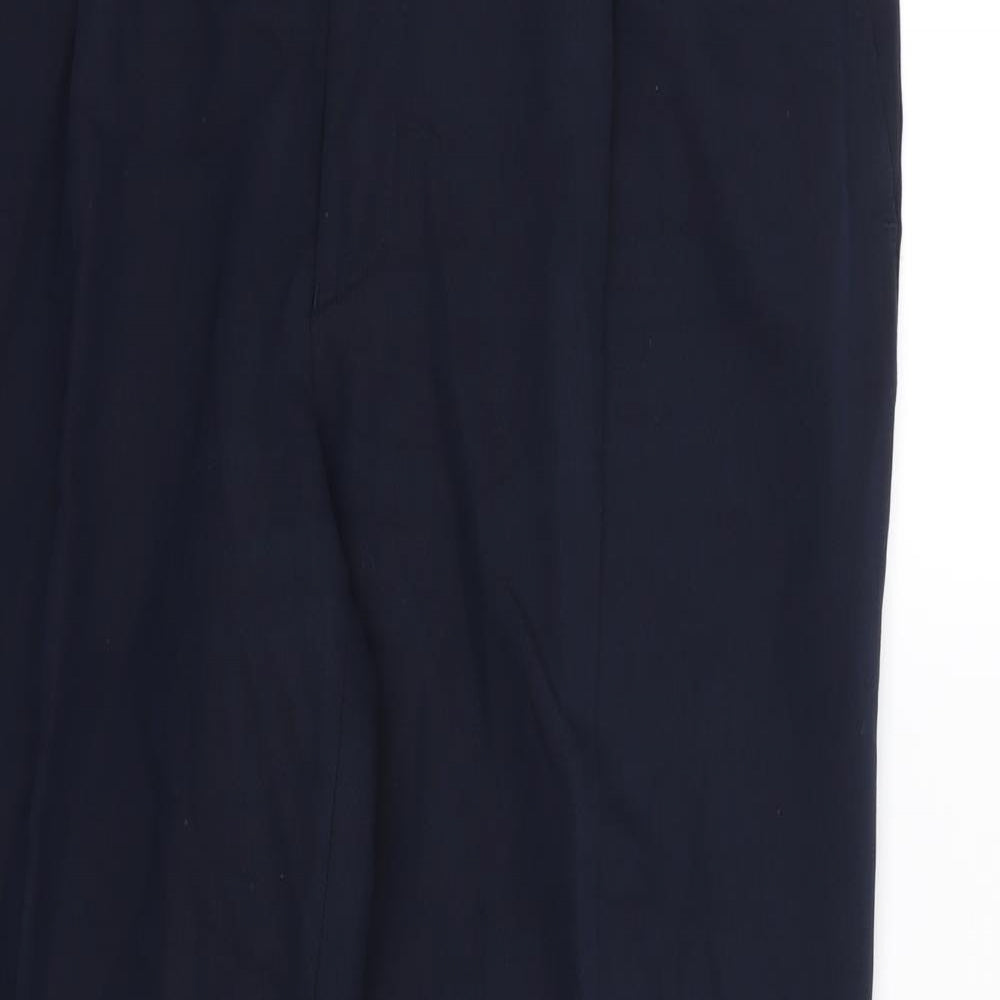 Preworn Mens Blue  Rayon Trousers  Size 44 L30 in