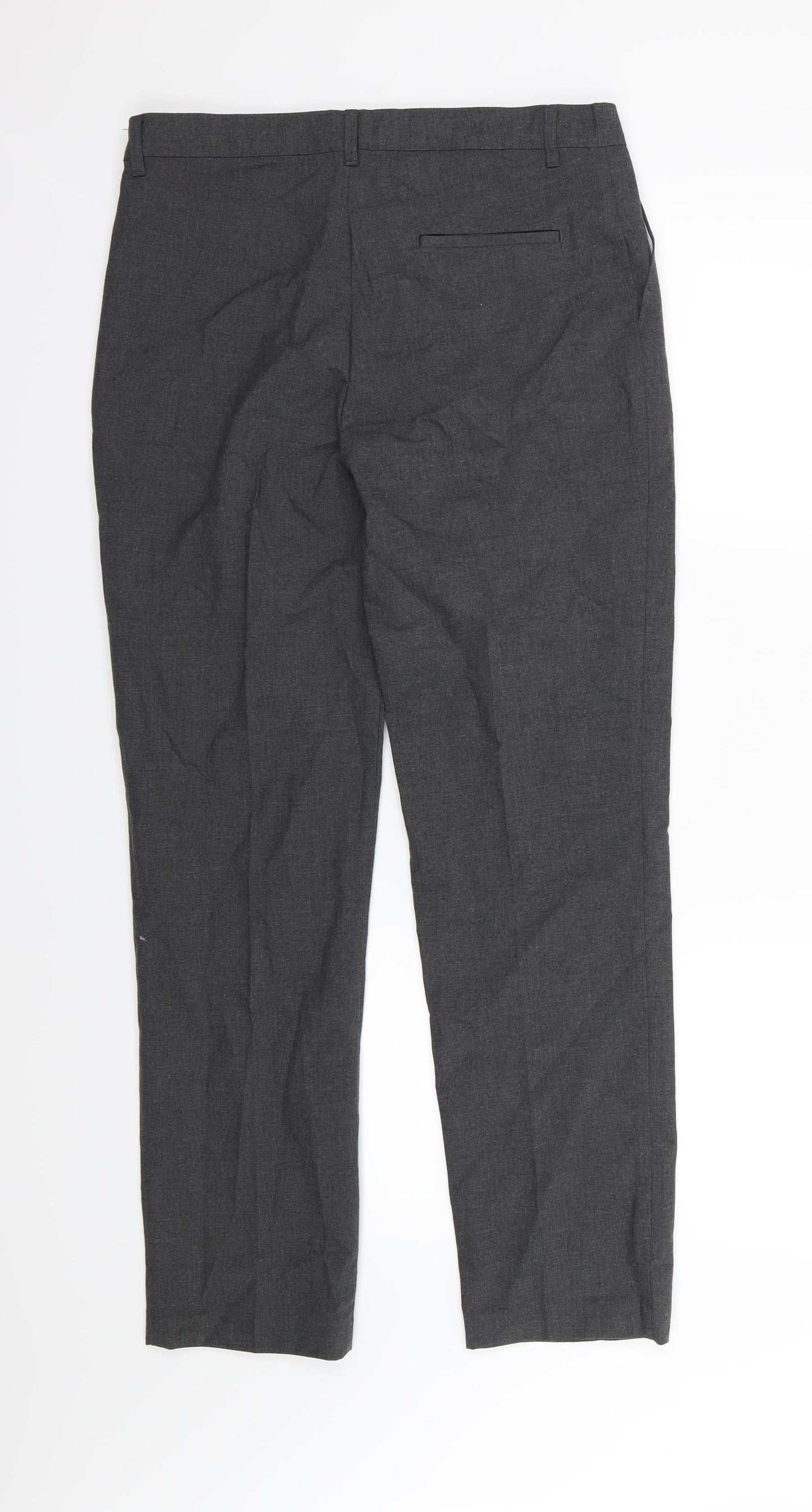 Marks and Spencer Boys Grey  Rayon Dress Pants Trousers Size 14-15 Years - school