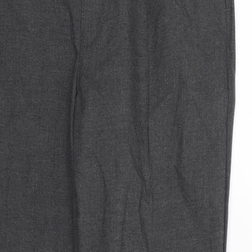 Marks and Spencer Boys Grey  Rayon Dress Pants Trousers Size 14-15 Years - school