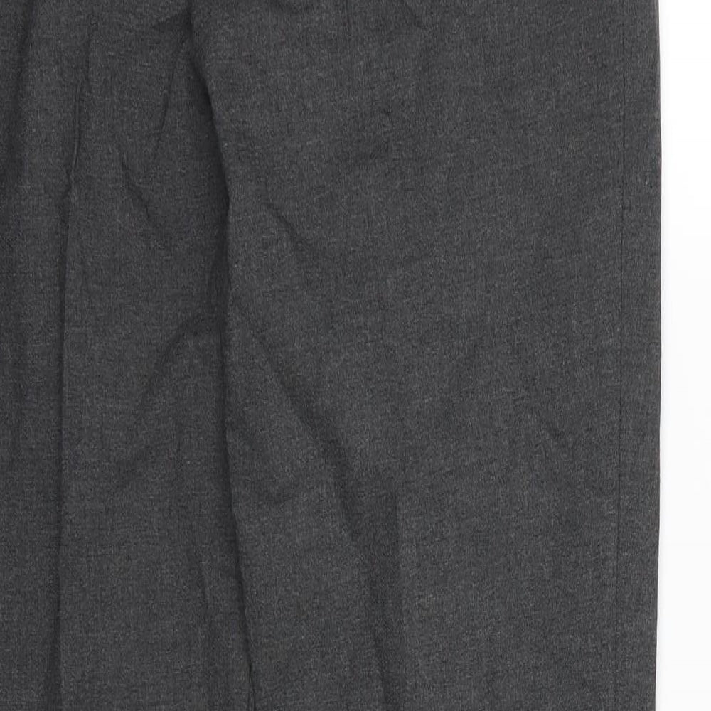 Marks and Spencer Boys Grey  Rayon Dress Pants Trousers Size 14-15 Years - school