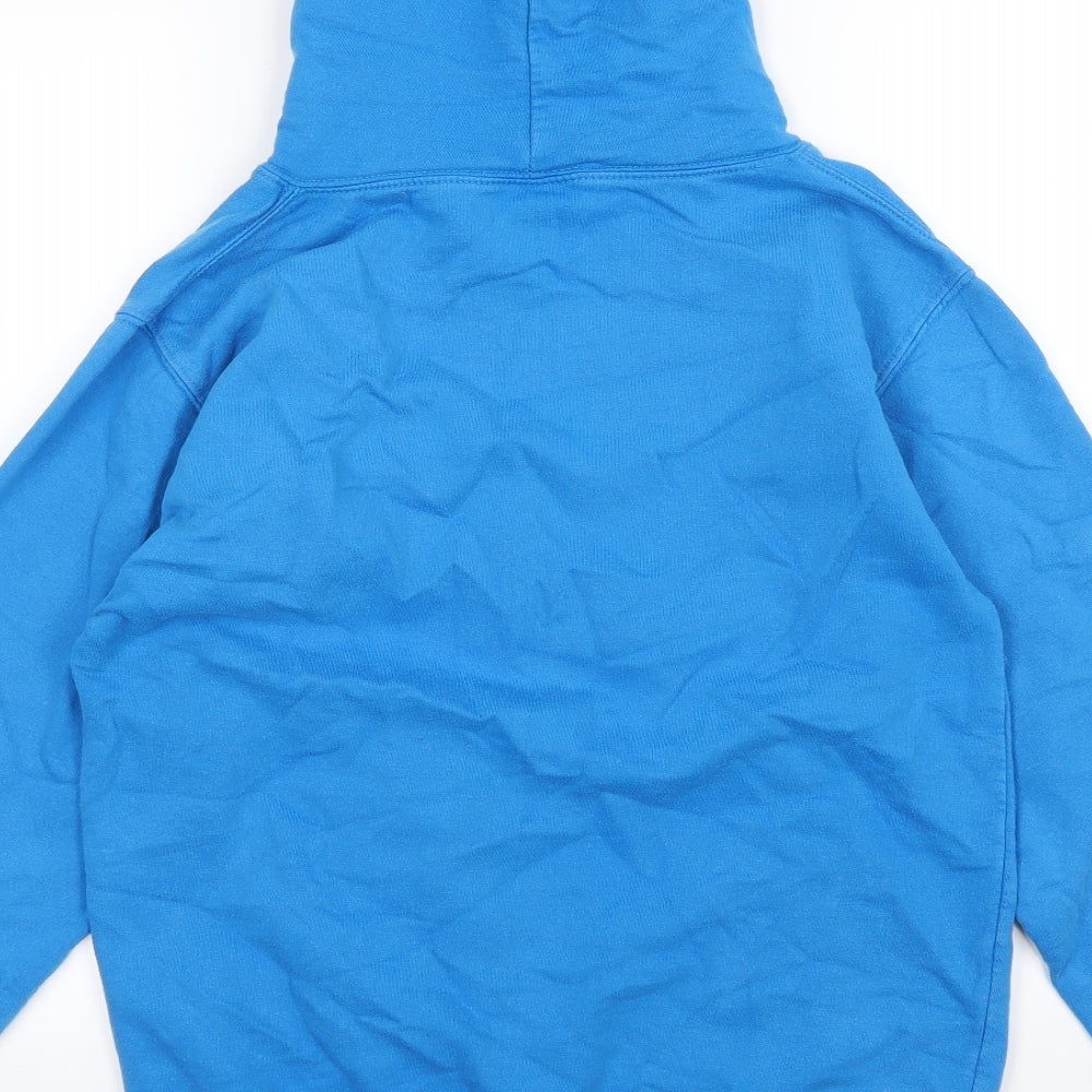 All We Do is Womens Blue  Jersey Pullover Hoodie Size S  - Lifeboat
