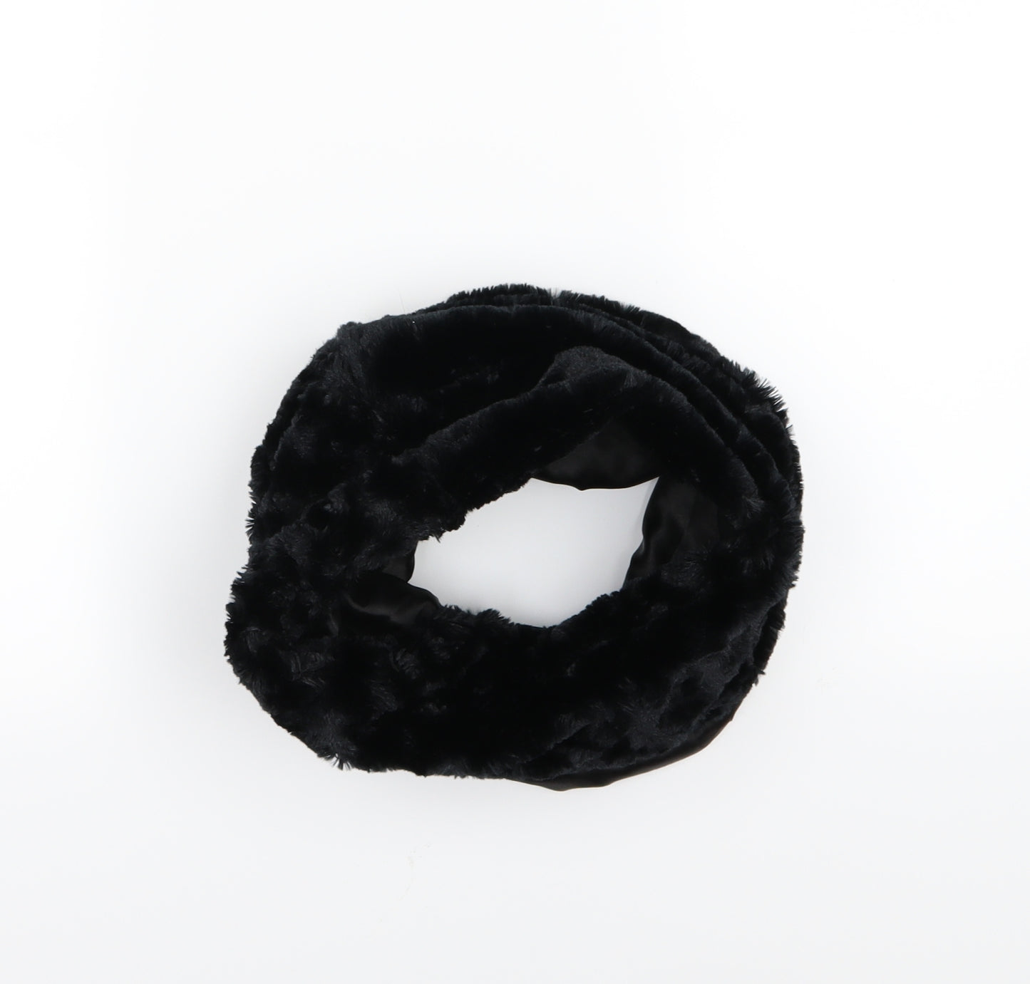 Preworn Womens Black    Scarf   - Snood