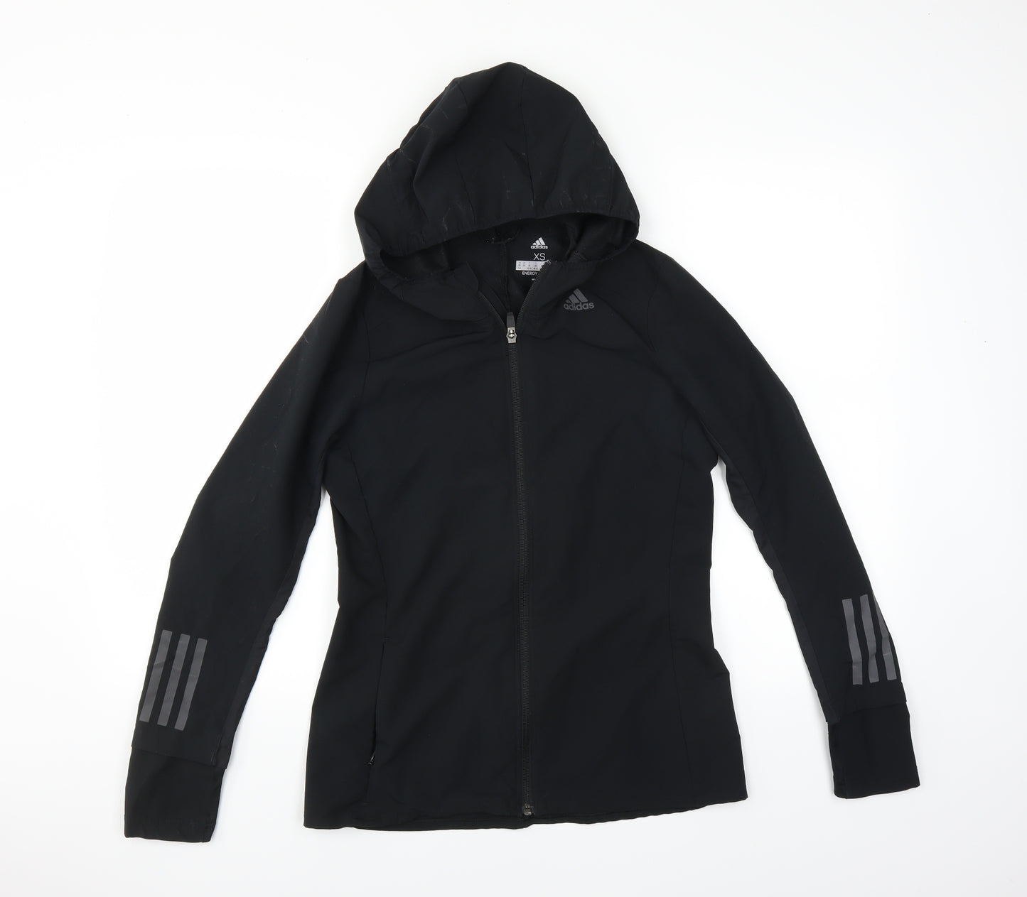 adidas Womens Black   Jacket  Size XS  - running jacket
