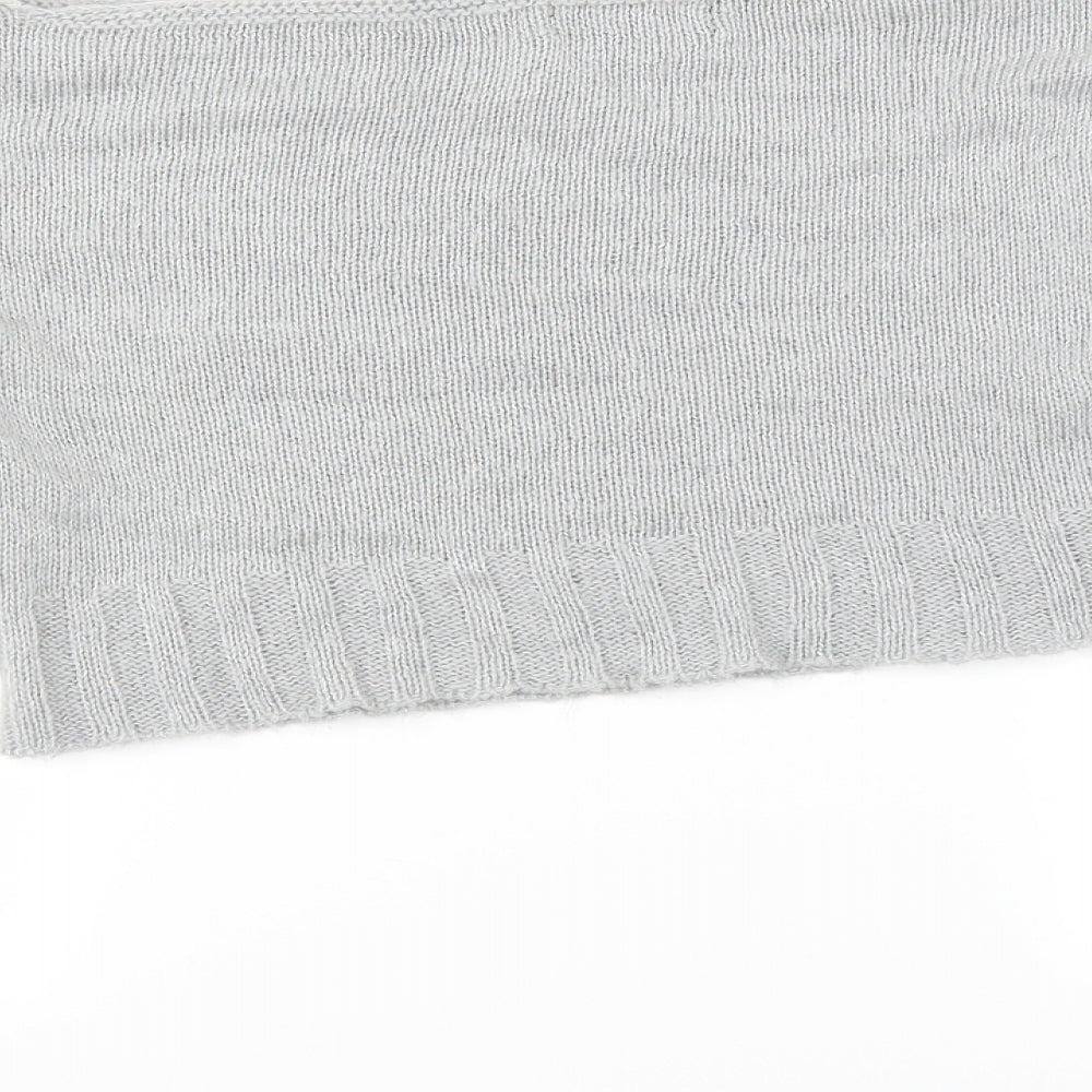 Missguided Womens Grey   Pullover Jumper Size M  - CROPPED