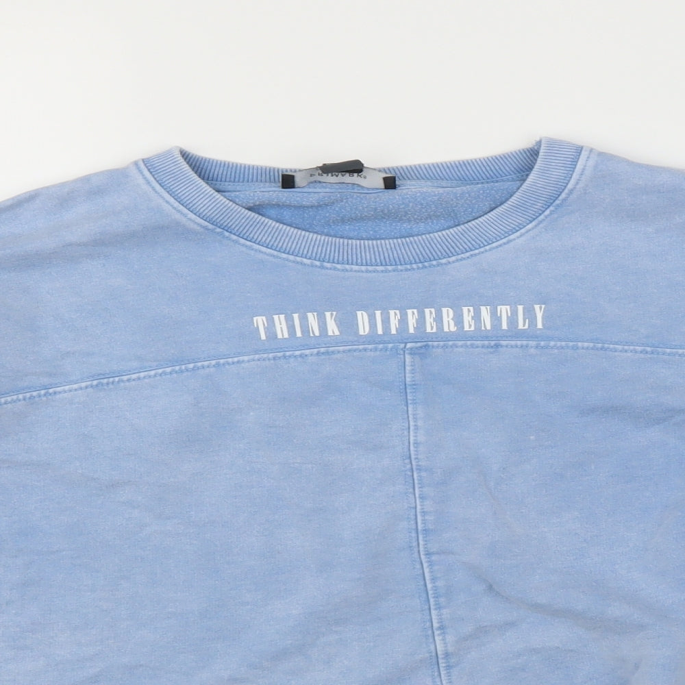 Primark Womens Purple   Pullover Sweatshirt Size XS  - CROPPED