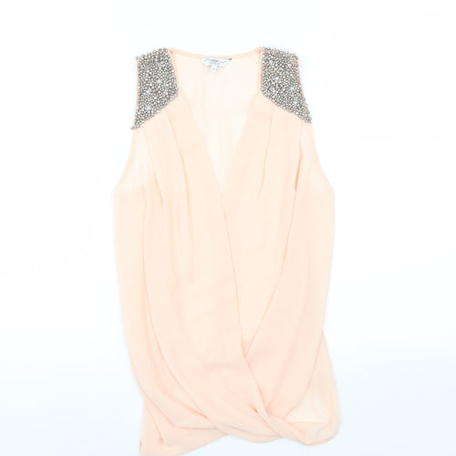 New Look Womens Pink   Basic Blouse Size 8