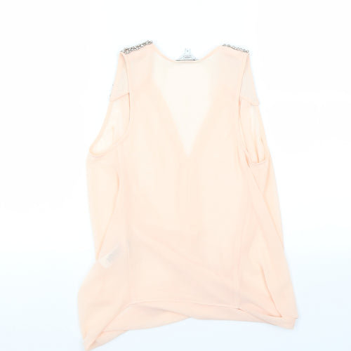 New Look Womens Pink   Basic Blouse Size 8